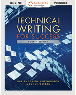 MindTap for Smith-Worthington/Jefferson's Technical Writing for Success, 1 term Instant Access
