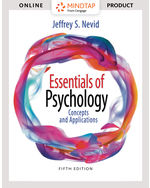 MindTap Psychology, 1 term (6 months) Instant Access for Nevid's Essentials of Psychology: Concepts and Applications