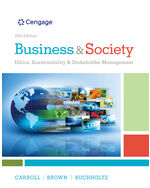 MindTap Management,  1 term (6 months) Instant Access for Carroll/Brown/Buchholtz's Business & Society: Ethics, Sustainability & Stakeholder Management