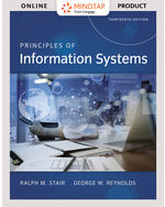 MindTap MIS, 1 term (6 months) Instant Access for Stair/Reynolds’ Principles of Information Systems