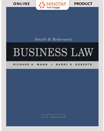 MindTap Business Law, 1 term (6 months) Instant Access for Mann/Roberts Smith & Roberson's Business Law