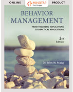 MindTap Education, 1 term (6 months) Instant Access for Maag’s Behavior Management: From Theoretical Implications to Practical Applications