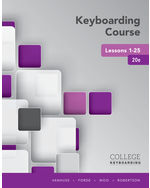 Keyboarding in SAM 365 & 2016 25 Lessons, Instant Access