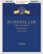 MindTap Business Law, 1 term (6 months) Instant Access for Miller's Business Law: Text & Cases - The First Course