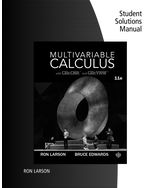 Student Solutions Manual for Larson/Edwards’ Multivariable Calculus, 11th