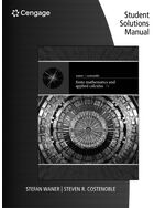 Finite Mathematics and Applied Calculus, 7th Edition - 9781337274203 -  Cengage