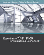 XLSTAT Education Edition for Anderson/Sweeney/Williams/Camm/Cochran's Essentials of Statistics for Business and Economics, 2 terms Instant Access