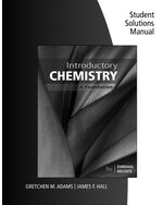 Student Solutions Manual for Zumdahl/DeCoste's Introductory Chemistry: A Foundation, 9th
