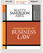 MindTap Business Law, 1 term (6 months) Printed Access Card for Beatty/Samuelson/Abril's Introduction to Business Law