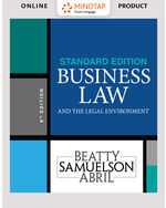 MindTap Business Law, 2 terms (12 months) Instant Access for Beatty/Samuelson/Abril's Business Law and the Legal Environment, Standard Edition
