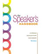 The Speaker S Handbook Spiral Bound Version 12th Edition Cengage