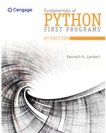 MindTap Computer Science, 1 term (6 months) Instant Access for Lambert's Fundamentals of Python: First Programs
