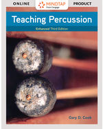 MindTap Music, 2 terms (12 months) Instant Access for Cook's Teaching Percussion, Enhanced
