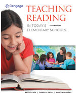 MindTap Education, 1 term (6 months) Instant Access for Roe/Smith/Kolodziej's Teaching Reading in Today's Elementary Schools