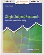 MindTap Education, 1 term (6 months) Instant Access for Richards' Single Subject Research: Applications in Educational Settings