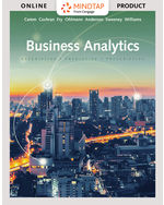 MindTap Business Analytics, 1 term (6 months) Instant Access for Camm/Cochran/Fry/Ohlmann/Anderson/Sweeney/Williams' Business Analytics