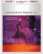WebAssign Instant Access for Clark/Anfinson's Intermediate Algebra: Connecting Concepts through Applications, Single-Term