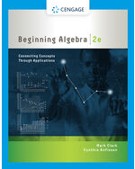 Student Solutions Manual for Clark/Anfinson's Beginning Algebra: Connecting Concepts through Applications, 2nd