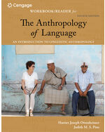 Student Workbook with Reader for Ottenheimer/Pine's The Anthropology of Language: An Introduction to Linguistic Anthropology, 4th