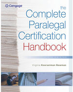 MindTap for Koerselman Newman's The Complete Paralegal Certification Handbook, 1 term Instant Access