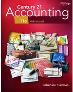 Print Student Working Papers (Chapters 1-14) for Century 21 Accounting: Advanced, 11th