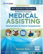 Student Workbook for Blesi’s Medical Assisting: Administrative & Clinical Competencies
