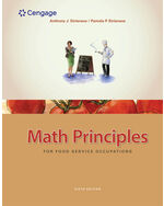 Math Principles for Food Service Occupations