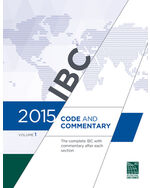 2015 International Building Code® Commentary, Volume 2