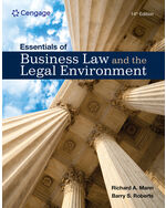 MindTap for Mann/Roberts' Essentials of Business Law and the Legal Environment, 2 terms Instant Access