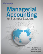 CNOWv2 for Warren/Jones/Tayler's Managerial Accounting for Business Leaders, 1 term Instant Access