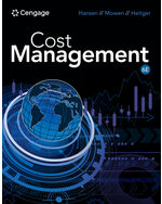 CNOWv2 for Hansen/Mowen/Heitger's Cost Management, 1 term Instant Access