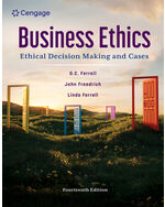 International MindTap Instant Access for Ferrell/Fraedrich/Ferrell's Business Ethics: Ethical Decision Making & Cases