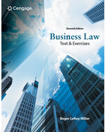 MindTap for Miller's Business Law Texts & Exercises, 2 terms Instant Access