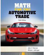 MindTap Applied Math, 1 term (6 months) Instant Access for Peterson/deKryger's Math for the Automotive Trade