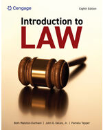 MindTap for Tepper's Introduction to Law, 1 term Instant Access