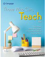 MindTap for Ryan/Cooper/Bolick/Callahan's Those Who Can, Teach, 1 term Instant Access