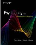 MindTap for Weiten's Psychology: Themes and Variations, 1 term Instant Access