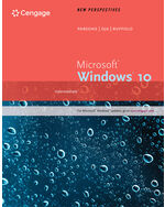 MindTap Computing, 2 terms (12 months) Instant Access for Ruffolo’s New Perspectives Microsoft® Windows 10: Comprehensive