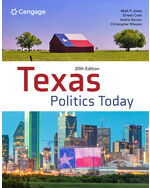 MindTap for Jones/Crain/Wlezien's Texas Politics Today, 1 term Instant Access