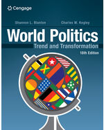 MindTap for Blanton/Kegley's World Politics: Trend and Transformation, 1 term Instant Access