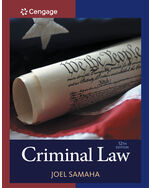 MindTapV2.0 for Samaha's Criminal Law, 1 term Instant Access