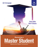 MindTap for Ellis' Becoming a Master Student: Making the Career Connection, 1 term Instant Access