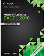 Shelly Cashman Series® Microsoft® Office 365 & Excel 2016: Intermediate - Instructor Resources (Instructor's Manual + Solution Files + Test Bank + PowerPoint Presentations) - img