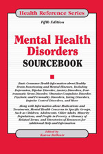 Mental Health Disorders Sourcebook