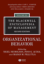Blackwell Encyclopedia of Management: Vol. 11: Organizational Behavior