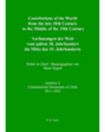 Constitutions of the World from the late 18th Century to the Middle of the 19th Century: The Americas: Constitutional Documents of Chile, 1811-1833