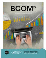 978-0-357-02658-8 | Bundle: BCOM, 10th + MindTap, 1 term Printed 