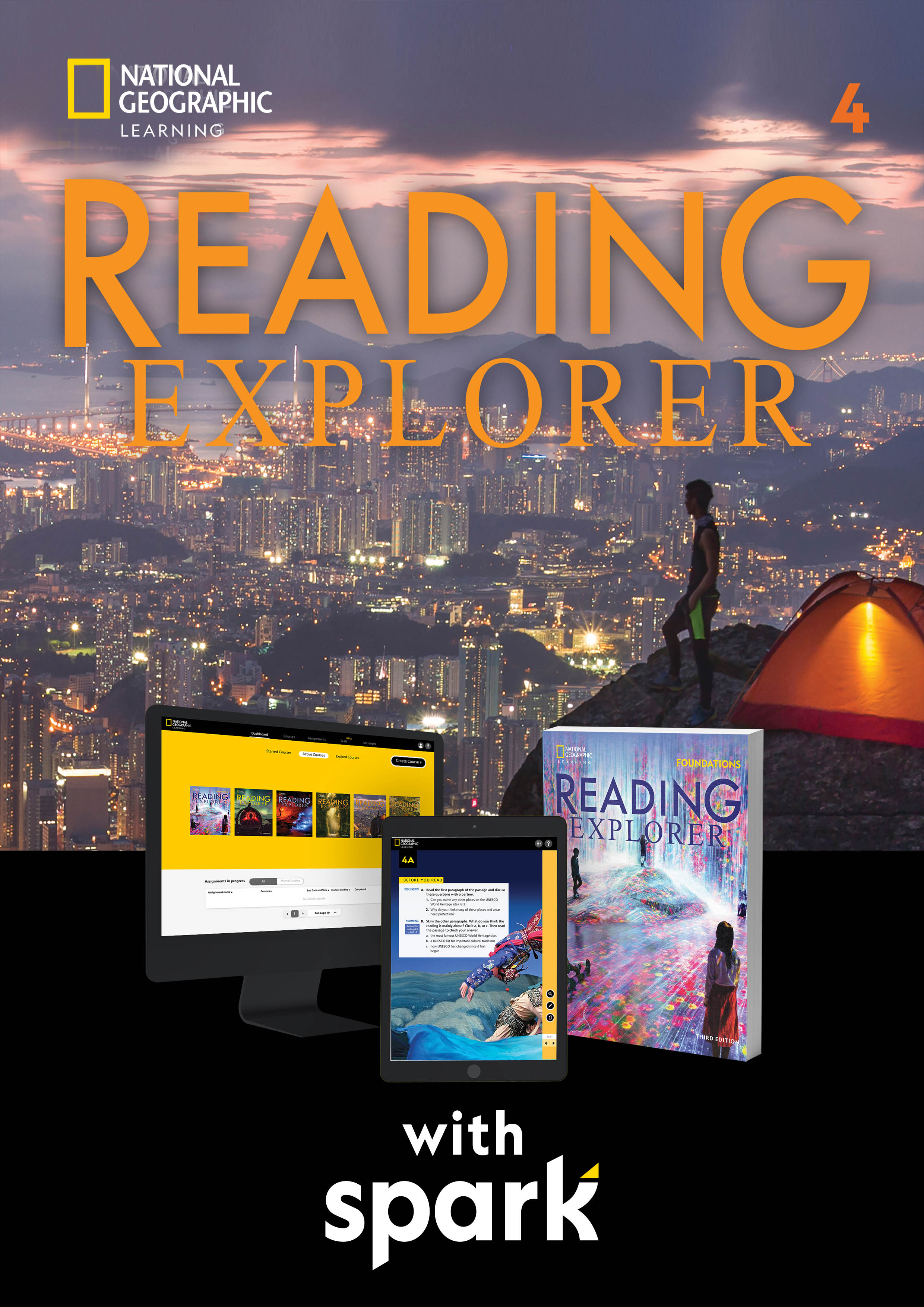 Reading Explorer 4 with the Spark platform