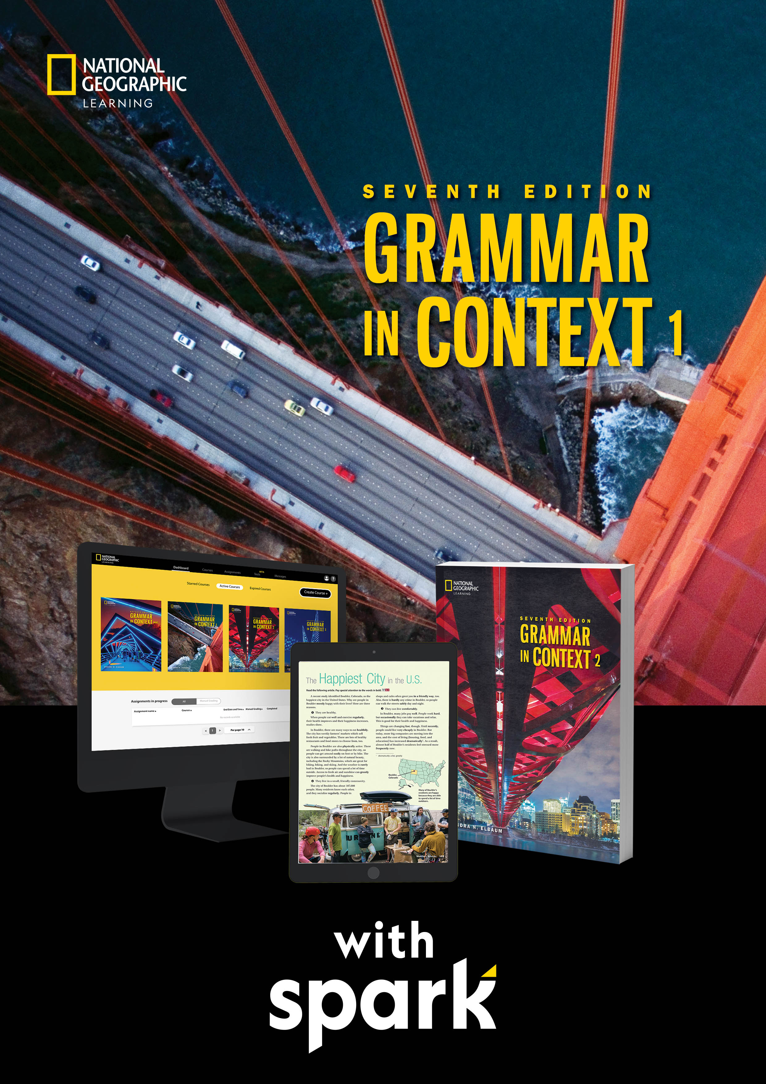 Grammar in Context 1 with the Spark platform