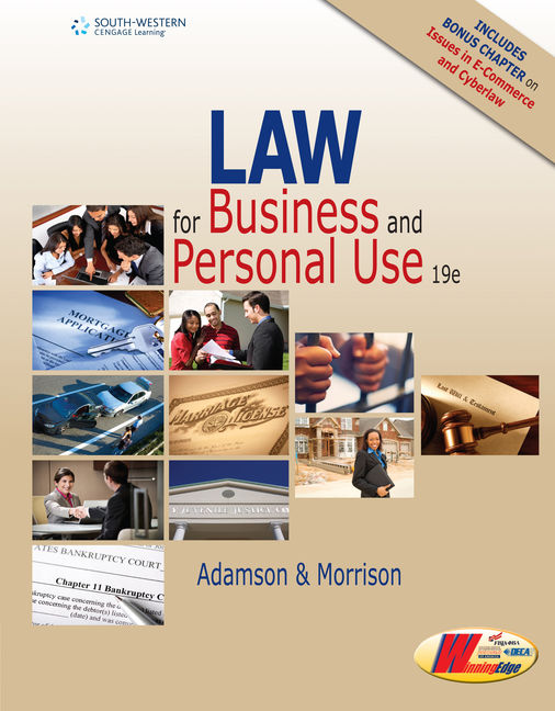 Law for Business and Personal Use, Copyright Update, 19E, 19th Edition 9781305653009 Cengage